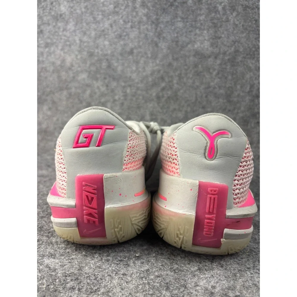 Nike Air Zoom GT Cut Mens 11 Grey Pink Kay Yow Think Pink Basketball Shoes